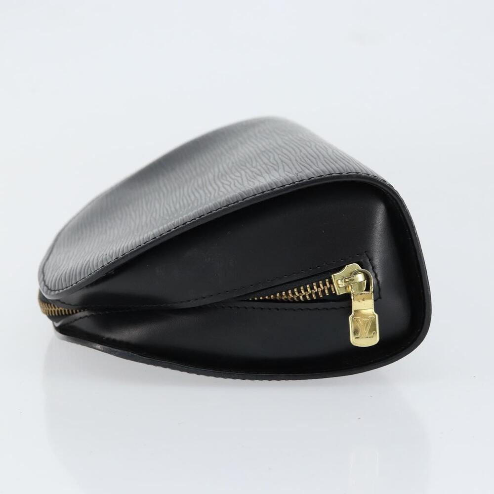 LOUIS VUITTON Epi Dauphine GM Cosmetic Pouch Black M48432 LV Auth th6458 - Picture 4 of 16